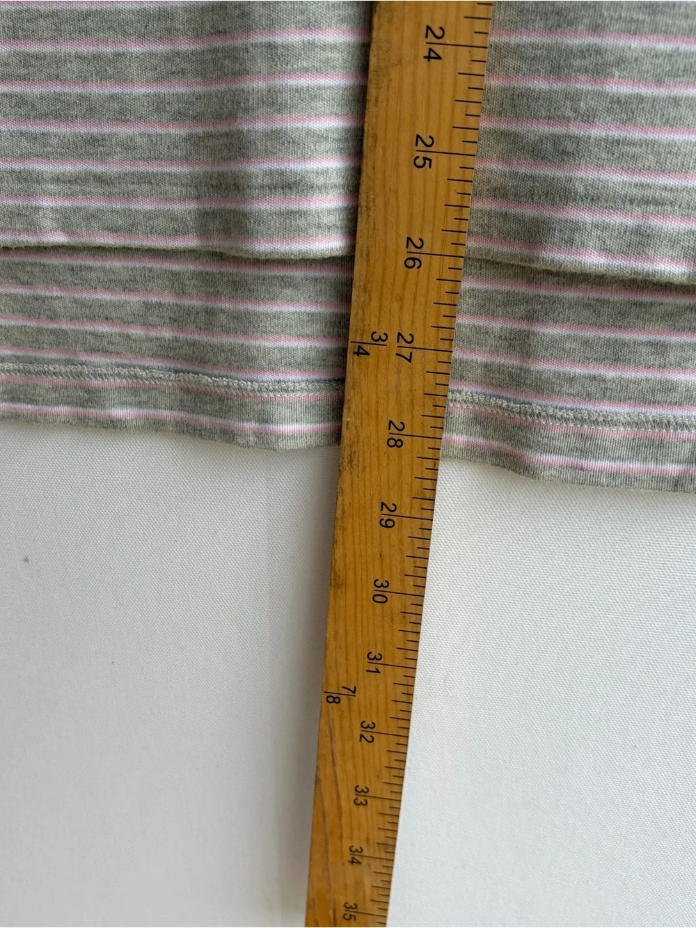 Polo Ralph Lauren Striped Polo Shirt Grey Pink Custom Fit Medium